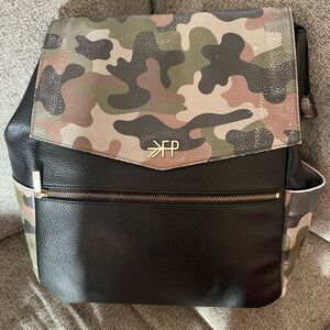 Freshly Picked Camouflage and Black Kids Backpack